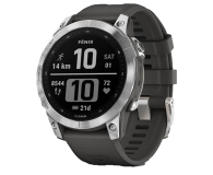 Garmin fenix 7 srebrny z grafitowym paskiem - 715174 - zdjęcie 1